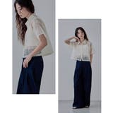etoll エトル 刺繍レースショートシャツ | Fashion Letter | 詳細画像3