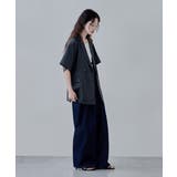 etoll エトル ヘザーエステルツイルハーフスリーブジャケット | Fashion Letter | 詳細画像4