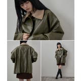 etoll エトル 2wayボアカラーフェイクレザーカバーオール | Fashion Letter | 詳細画像16 