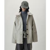 エクリュ | etoll エトル 2wayボアカラーフェイクレザーカバーオール | Fashion Letter