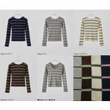 etoll エトル 2wayボーダーバックオープンリブニット | Fashion Letter | 詳細画像19 