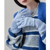 etoll エトル スマホ対応フィンガースリットカラーニットロンググローブ | Fashion Letter | 詳細画像9 