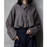 etoll エトル ヘザーツイルバルーンシャツ | Fashion Letter | 詳細画像6