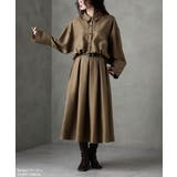 etoll エトル ヘザーツイルバルーンシャツ | Fashion Letter | 詳細画像14