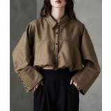 etoll エトル ヘザーツイルバルーンシャツ | Fashion Letter | 詳細画像18