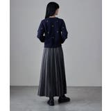 etoll エトル 小花柄刺繍ニットカーディガン | Fashion Letter | 詳細画像4 