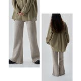 etoll エトル リブニットフレアパンツ | Fashion Letter | 詳細画像5 