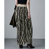 etoll エトル Mixフリンジニットタイトスカート | Fashion Letter | 詳細画像6 