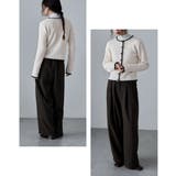 etoll エトル 配色ステッチニットカーディガン | Fashion Letter | 詳細画像13 