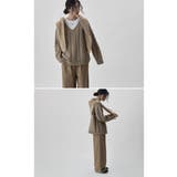 etoll エトル ケーブル編みVネックニット | Fashion Letter | 詳細画像3 