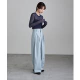 etoll エトル モヘアタッチセンターリンキングメッシュニット | Fashion Letter | 詳細画像5 