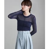 etoll エトル モヘアタッチセンターリンキングメッシュニット | Fashion Letter | 詳細画像6 