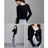 etoll エトル フロントツイストデザイントップス | Fashion Letter | 詳細画像3 