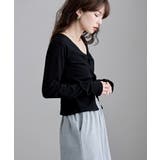 etoll エトル フロントツイストデザイントップス | Fashion Letter | 詳細画像5 