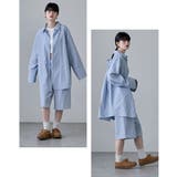 etoll エトル チェック柄ボウタイ付きオーバーシャツ | Fashion Letter | 詳細画像12 