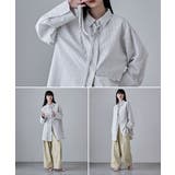 etoll エトル チェック柄ボウタイ付きオーバーシャツ | Fashion Letter | 詳細画像15 