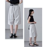 etoll エトル チェック柄タックハーフパンツ | Fashion Letter | 詳細画像16 