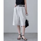 アイボリー | etoll エトル チェック柄タックハーフパンツ | Fashion Letter