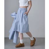 ブルー | etoll エトル チェック柄タックハーフパンツ | Fashion Letter