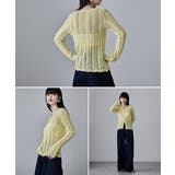 etoll エトル ループヤーンクロシェニットカーディガン | Fashion Letter | 詳細画像17 