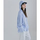 etoll エトル メルティングシアーフードオーバーシャツ | Fashion Letter | 詳細画像3 