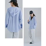 etoll エトル メルティングシアーフードオーバーシャツ | Fashion Letter | 詳細画像4 