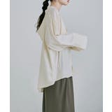 etoll エトル メルティングシアーフードオーバーシャツ | Fashion Letter | 詳細画像13 