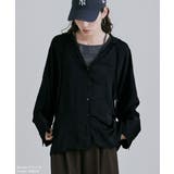 etoll エトル メルティングシアーフードオーバーシャツ | Fashion Letter | 詳細画像15 