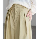 etoll エトル ウォッシャブルフェイクレザータックワイドパンツ | Fashion Letter | 詳細画像11 