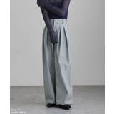 etoll エトル ウォッシャブルフェイクレザータックワイドパンツ | Fashion Letter | 詳細画像17 