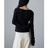 etoll エトル ツイストデザインリブニット | Fashion Letter | 詳細画像5 