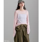 etoll エトル モヘアタッチボートネックニット | Fashion Letter | 詳細画像2