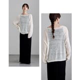 etoll エトル モヘアタッチボートネックニット | Fashion Letter | 詳細画像13