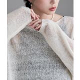 etoll エトル モヘアタッチボートネックニット | Fashion Letter | 詳細画像14