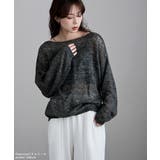 etoll エトル モヘアタッチボートネックニット | Fashion Letter | 詳細画像15