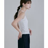 etoll エトル レイヤード風カップインキャミソール | Fashion Letter | 詳細画像8 