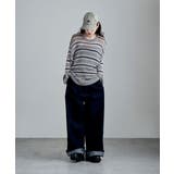 etoll エトル ボーダーメッシュニットプルオーバー | Fashion Letter | 詳細画像11 