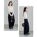 etoll エトル シアーフライスUネックロンT | Fashion Letter | 詳細画像7 