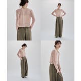 etoll エトル シアーフライスUネックロンT | Fashion Letter | 詳細画像17 