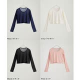 etoll エトル シアーフライスUネックロンT | Fashion Letter | 詳細画像19 