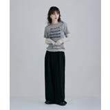 etoll エトル シャーリングコンパクトロゴTシャツ | Fashion Letter | 詳細画像15 