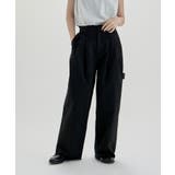 ブラック | etoll エトル ツイルタックペインターパンツ | Fashion Letter