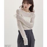 etoll エトル レースバックオープントップス | Fashion Letter | 詳細画像11 