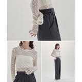 etoll エトル レースバックオープントップス | Fashion Letter | 詳細画像12 