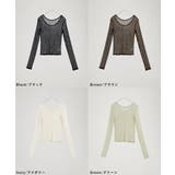 etoll エトル レースバックオープントップス | Fashion Letter | 詳細画像19 