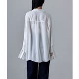 etoll エトル レーススリーブメルティングオーバーシャツ | Fashion Letter | 詳細画像5 