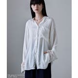 etoll エトル レーススリーブメルティングオーバーシャツ | Fashion Letter | 詳細画像13 