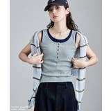 etoll エトル レイヤード風配色カップインタンクトップ | Fashion Letter | 詳細画像2 