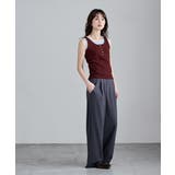 etoll エトル レイヤード風配色カップインタンクトップ | Fashion Letter | 詳細画像12 