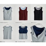 etoll エトル レイヤード風配色カップインタンクトップ | Fashion Letter | 詳細画像19 